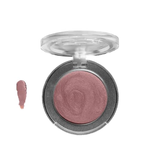 Lauren Brooke Cosmetiques Plum Fairy Matte cream eyeshadow swatch with rich pigment and smooth blend.