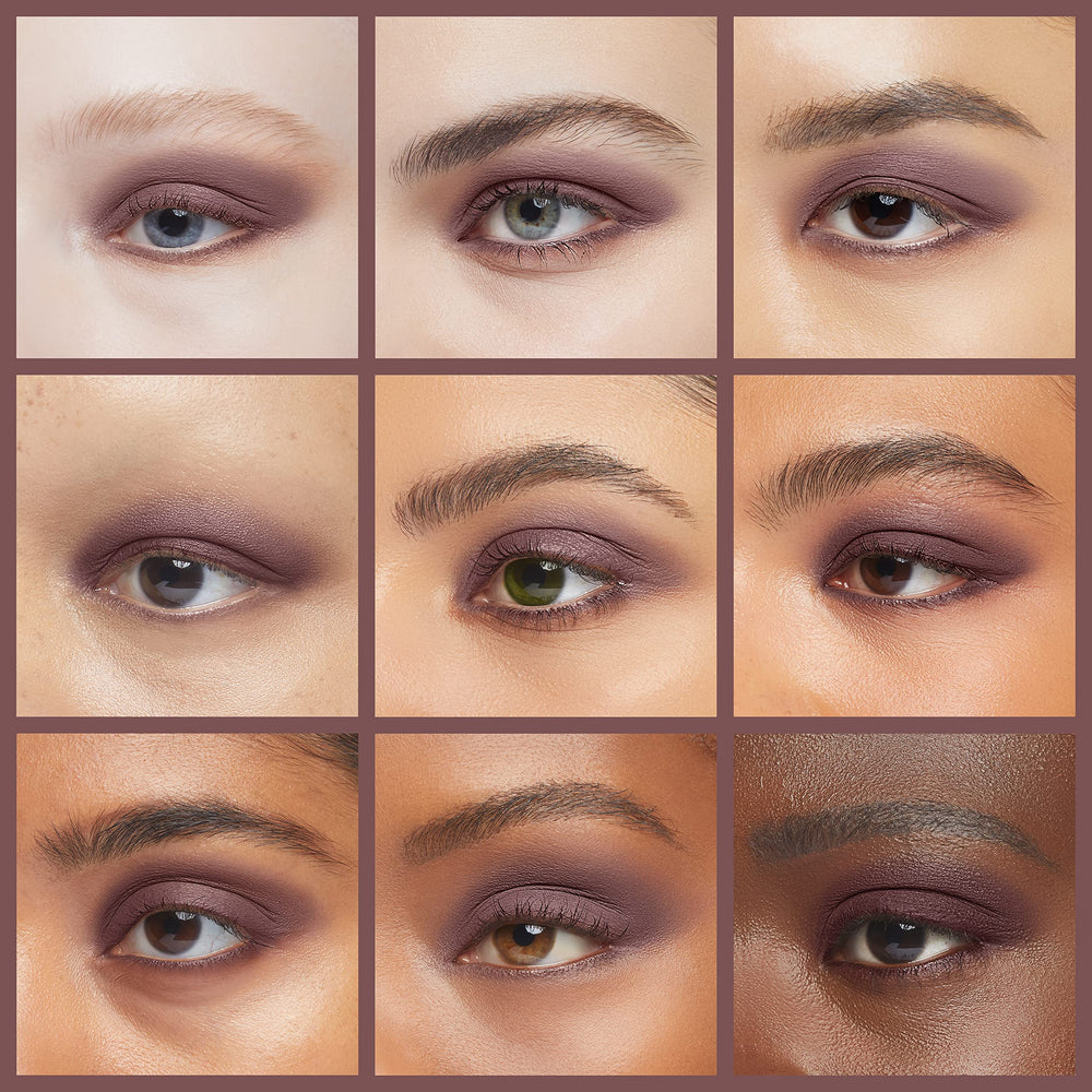 Lauren Brooke Cosmetiques Organic base creme eyeshadow highlighting natural pigments and skin-friendly feel.