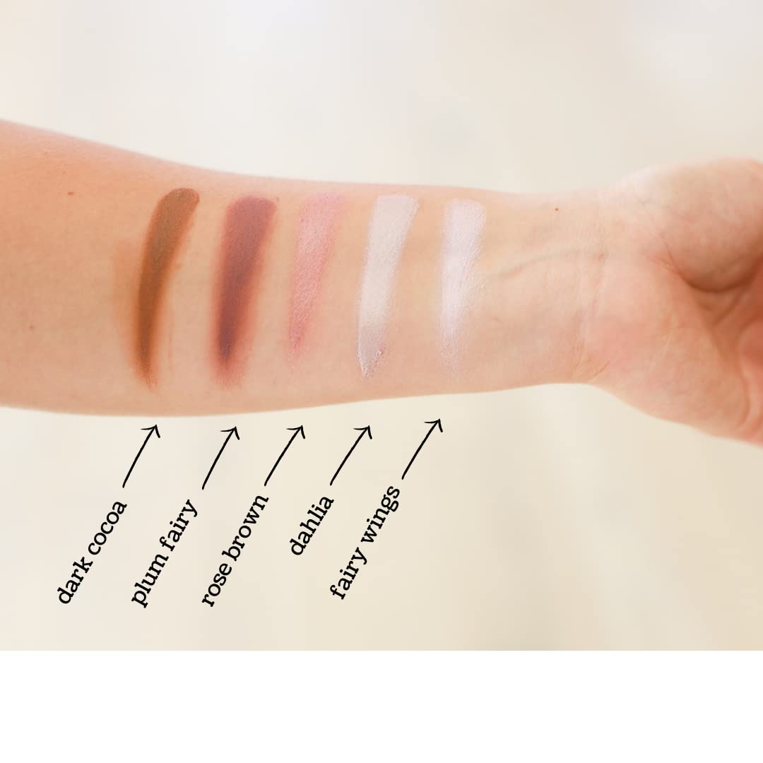 Lauren Brooke Cosmetiques Dahlia Shimmer ingredients hydrate and protect eyelids.