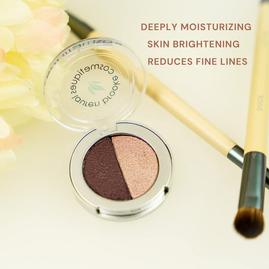 Lauren Brooke Cosmetiques Moon Dust swatch reveals radiant shimmer and smooth application