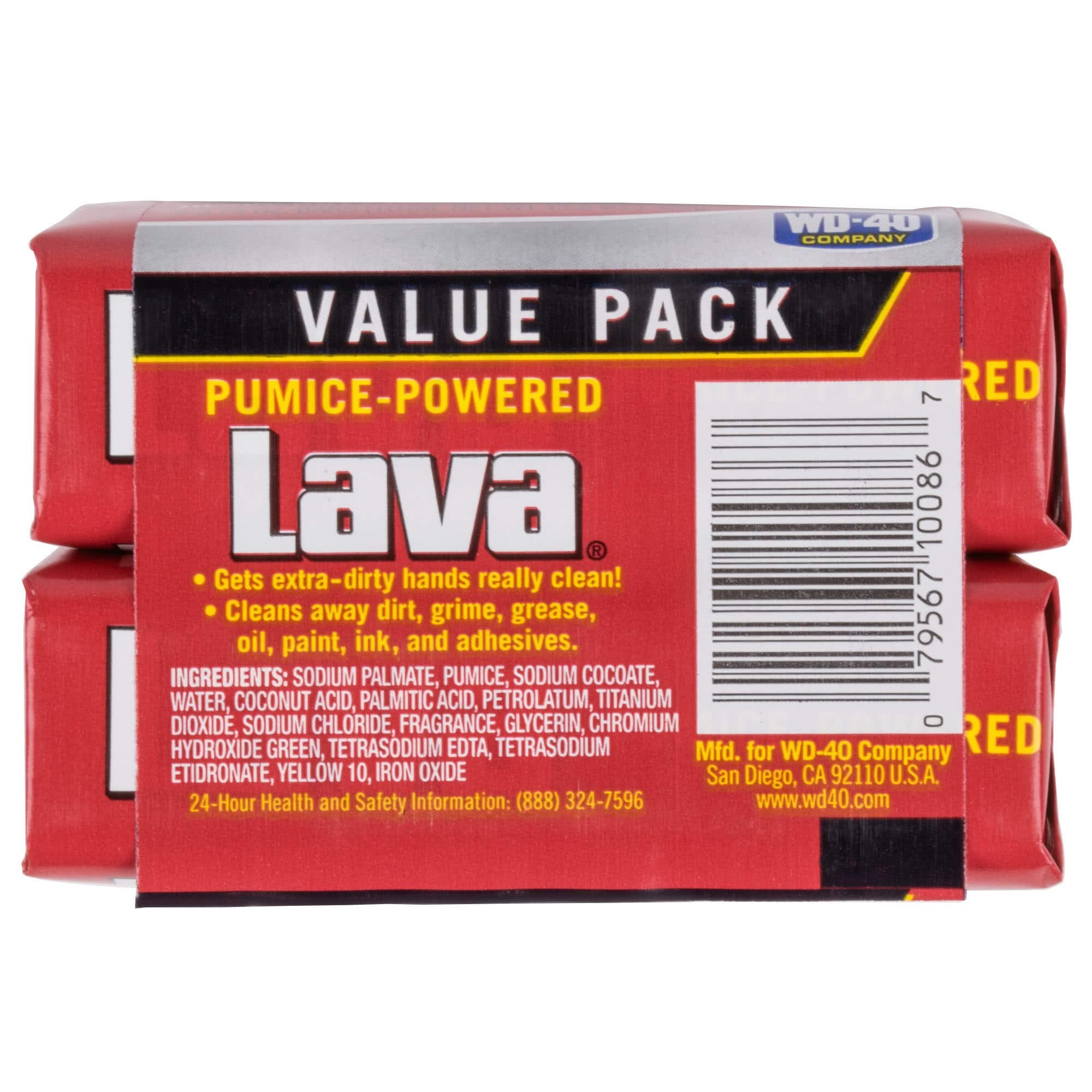 LAVA hand cleaner bar texture with pumice reveals gentle abrasive action