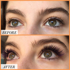 Lava Lash ibeauty Super Plus Glue shows quick-dry action during application.