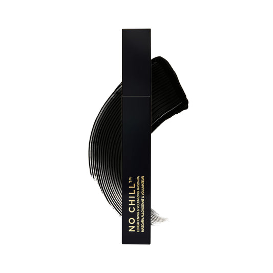 Lavaa Beauty No Chill Mascara tubing formula resists smudging and cleans away easily.