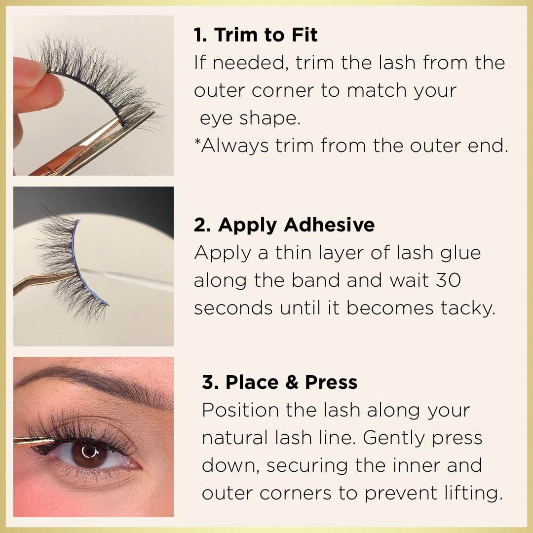 Lavaa Beauty PRECIOUS Petite Lashes reusable design for multiple wears