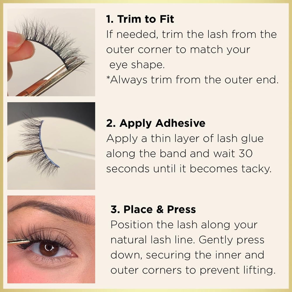 Lavaa Beauty PRECIOUS Petite Lashes reusable design for multiple wears