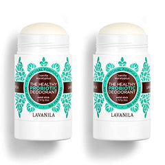 Lavanila-beta-glucan-odor-protection detail hints long-lasting freshness from probiotic tech.