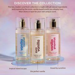 Lightweight formula of Lavanila mist feels airy on hair