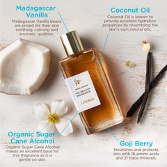 Lavanila Vanilla Coconut outer box emphasizing clean, natural fragrance made in the USA.