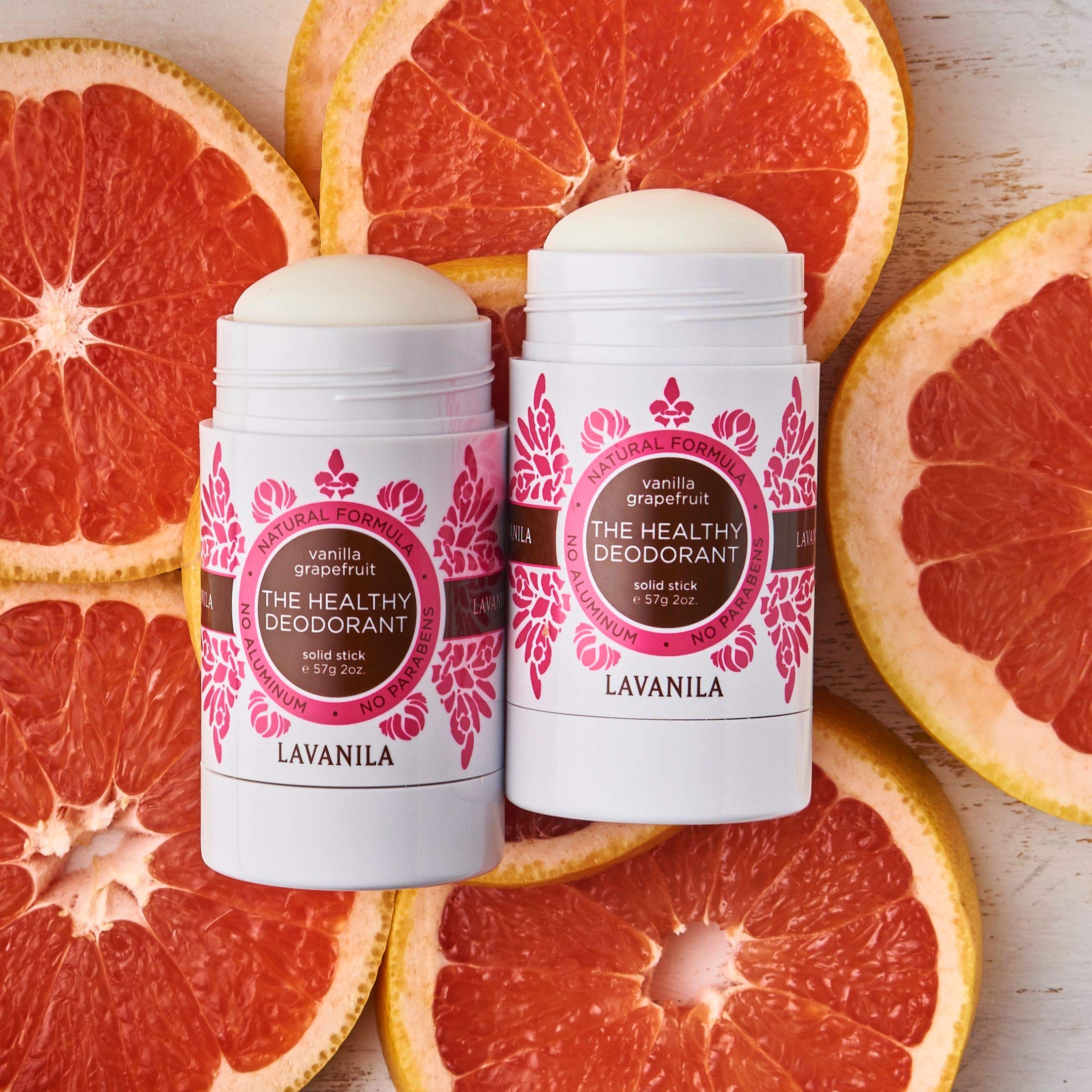 Application glide shows smooth, non-staining coverage for daily use.