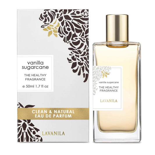 Lavanila Vanilla Sugarcane box highlighting USA-made, natural fragrance.