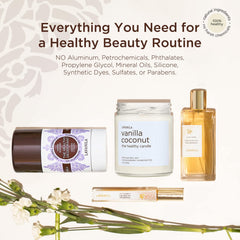 Lavanila vegan cruelty-free logo confirms compassionate, planet-friendly formula.