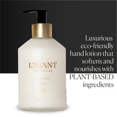 Lavant Collective hand lotion on nails and cuticles, smooth and nourished.
