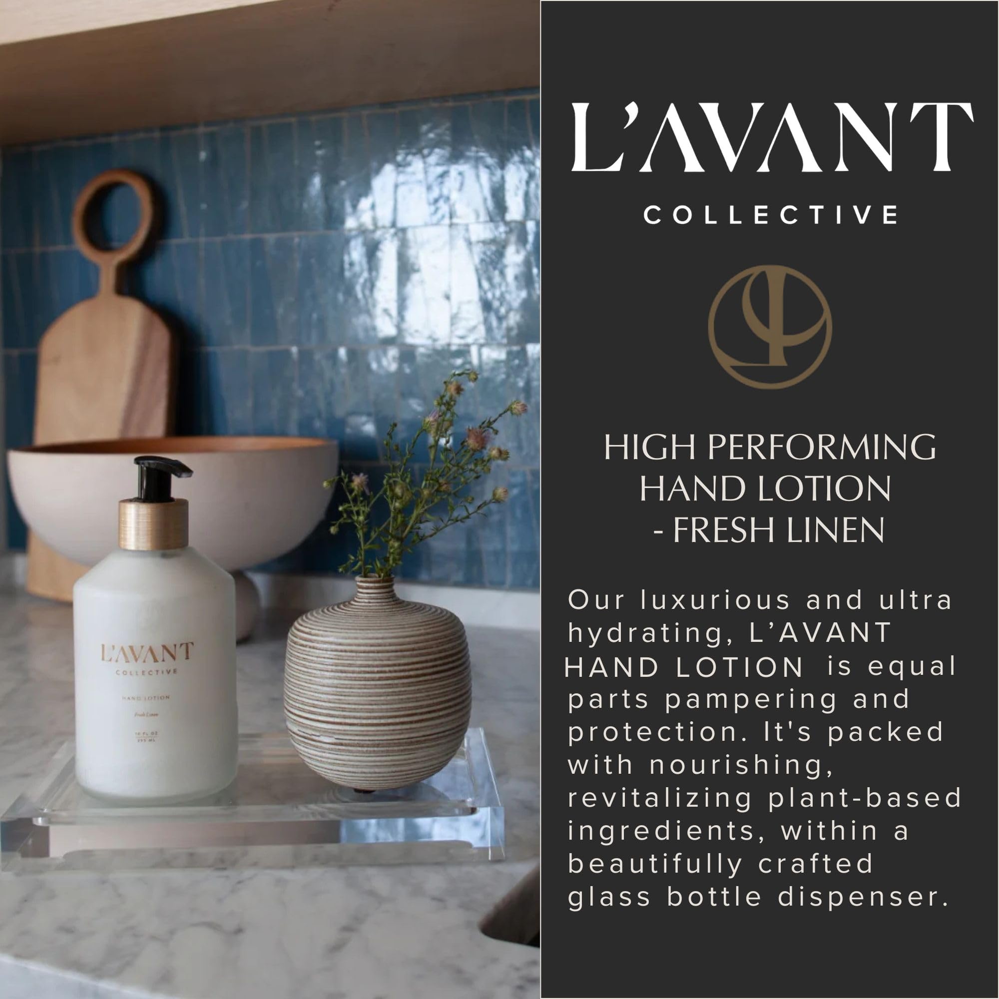 Lavant Collective non-greasy formula absorbs quickly for daily use.