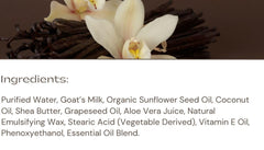Lavender Lane coconut and sunflower oils highlighted in packaging imagery for hydration.