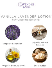 Lavender Lane lotion texture close-up showing smooth, rich moisturization.