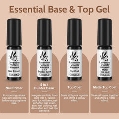 Lavender Violets builder base coat strengthens gel manicures