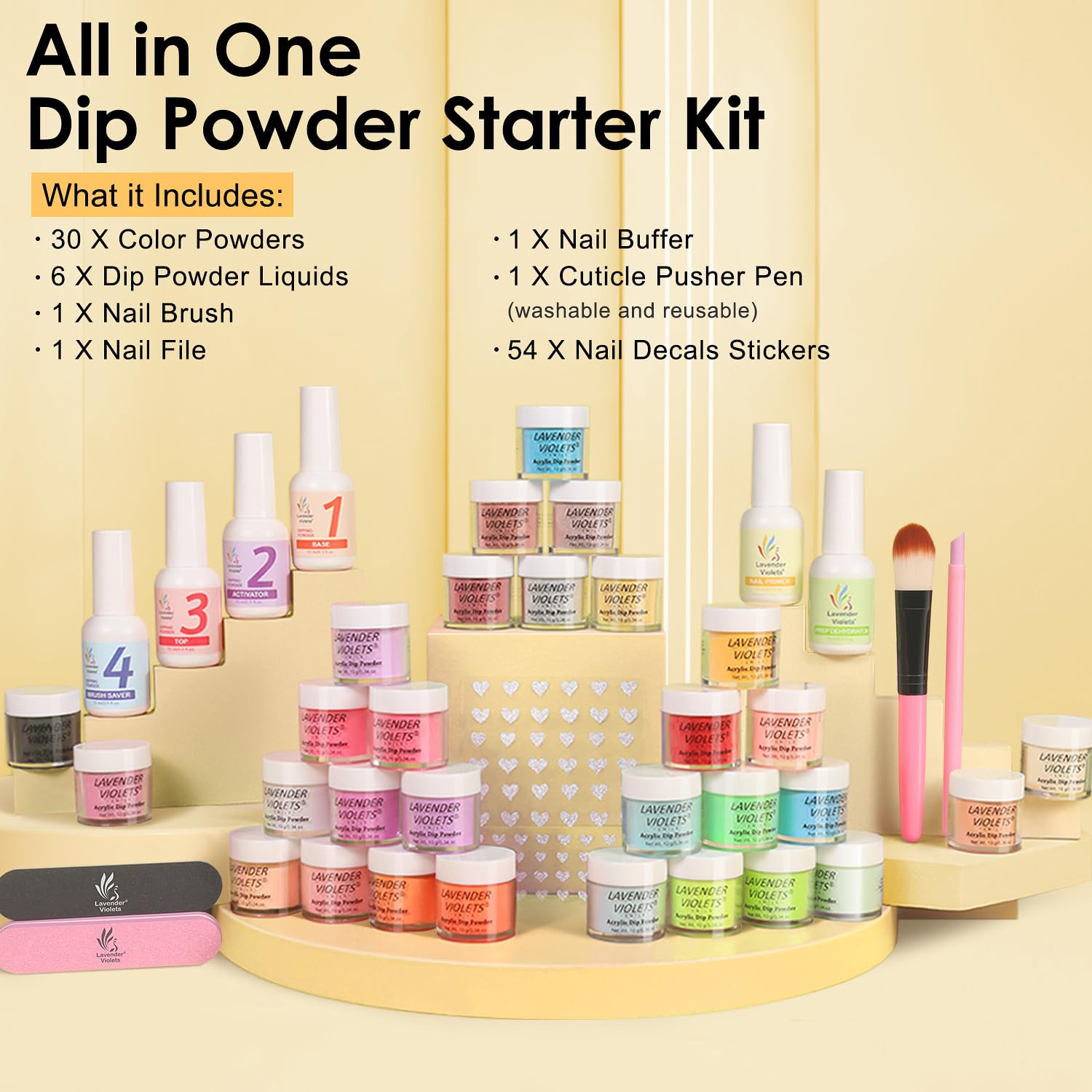 Lavender Violets quick application steps for faster manicure