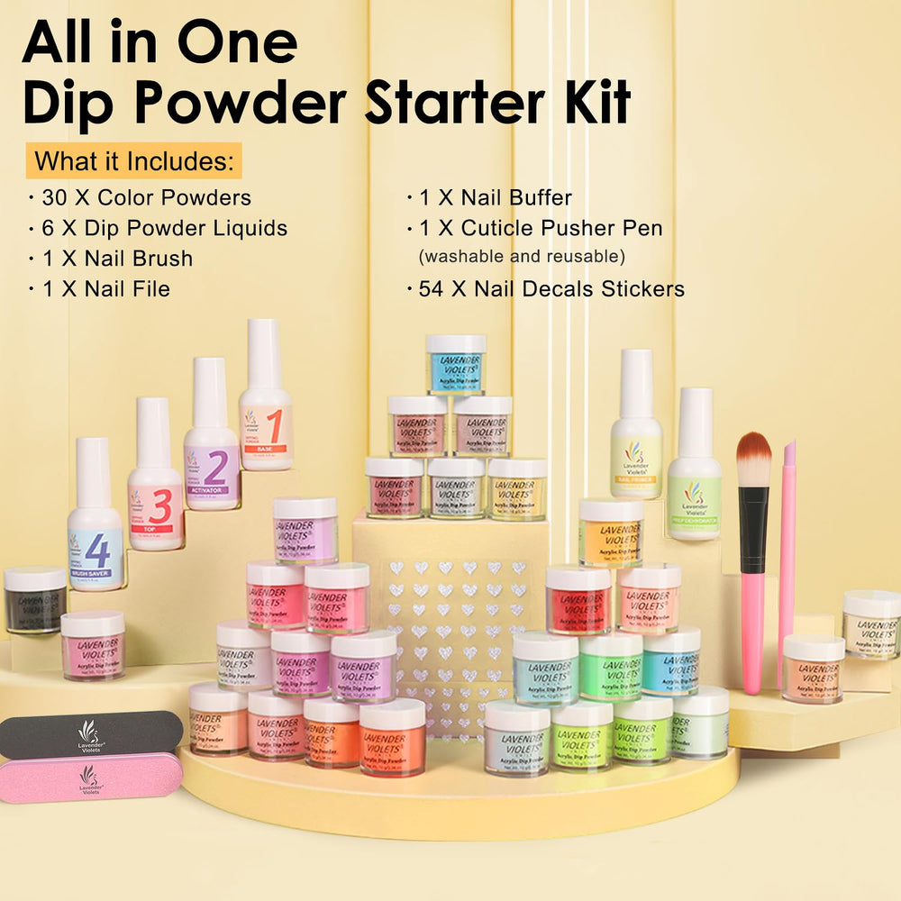 Lavender Violets quick application steps for faster manicure
