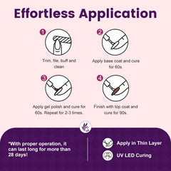Lavender Violets reflective glitter gel adds luxe shimmer for party-ready looks.
