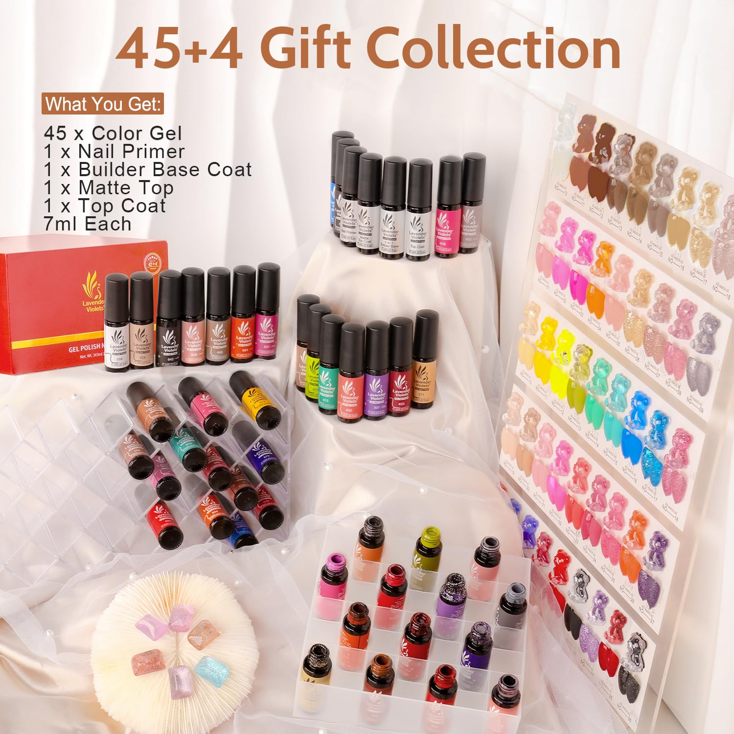 Summer neon colors from Lavender Violets for vibrant nail art.