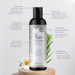 Texture and feel of Lavenluv Stay conditioner for a spa-like shower routine