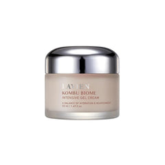 LAVIEN Kombu Biome Intensive Gel Cream tube closeup showing rich hydration