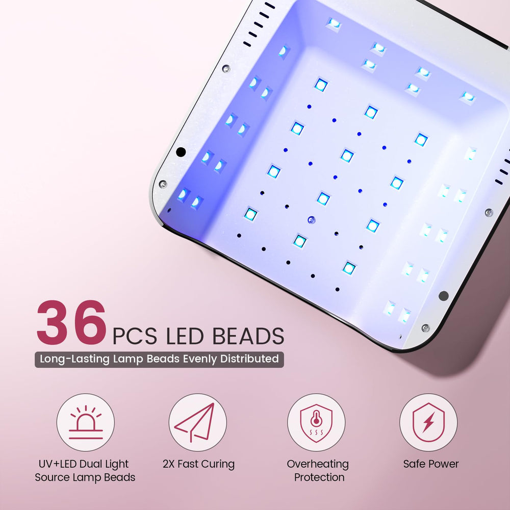 Lavinda NovaGlow Black open-frame design for better heat dissipation during use.