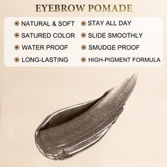 LAVONE Dual-ended Eyebrow Brush for precise shaping and blending.