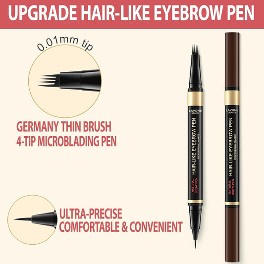 LAVONE brow gel provides long-lasting hold without stiffness