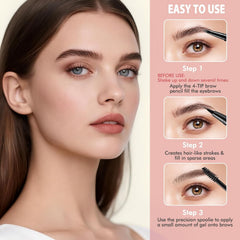 LAVONE dual-ended applicator supports blending and setting