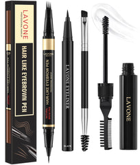 LAVONE Eyebrow Pencil Kit microblading pen creates natural hairlike strokes