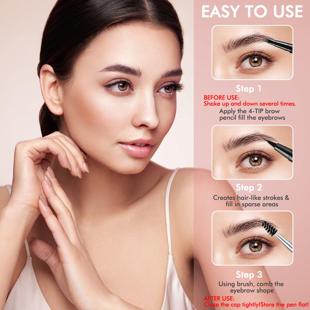 LAVONE Eyebrow Pen delivers quick, natural-looking results.