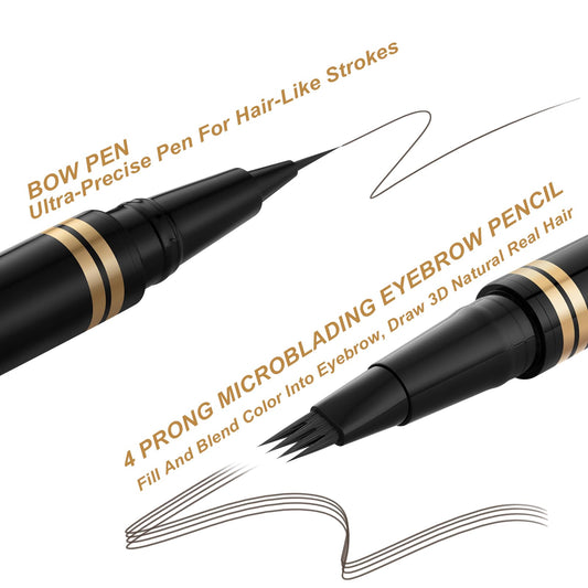 LAVONE ultra-precise strokes create hair-like brows with the dual-ended pen.