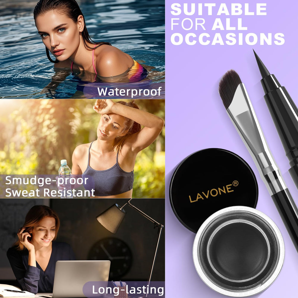 LAVONE long-lasting pigment adds deep color without frequent reapplication.