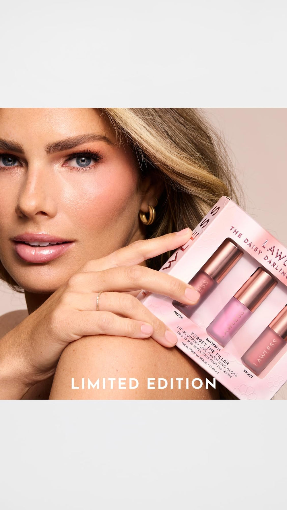 Lawless Daisy Darlings cruelty-free vegan badge on packaging