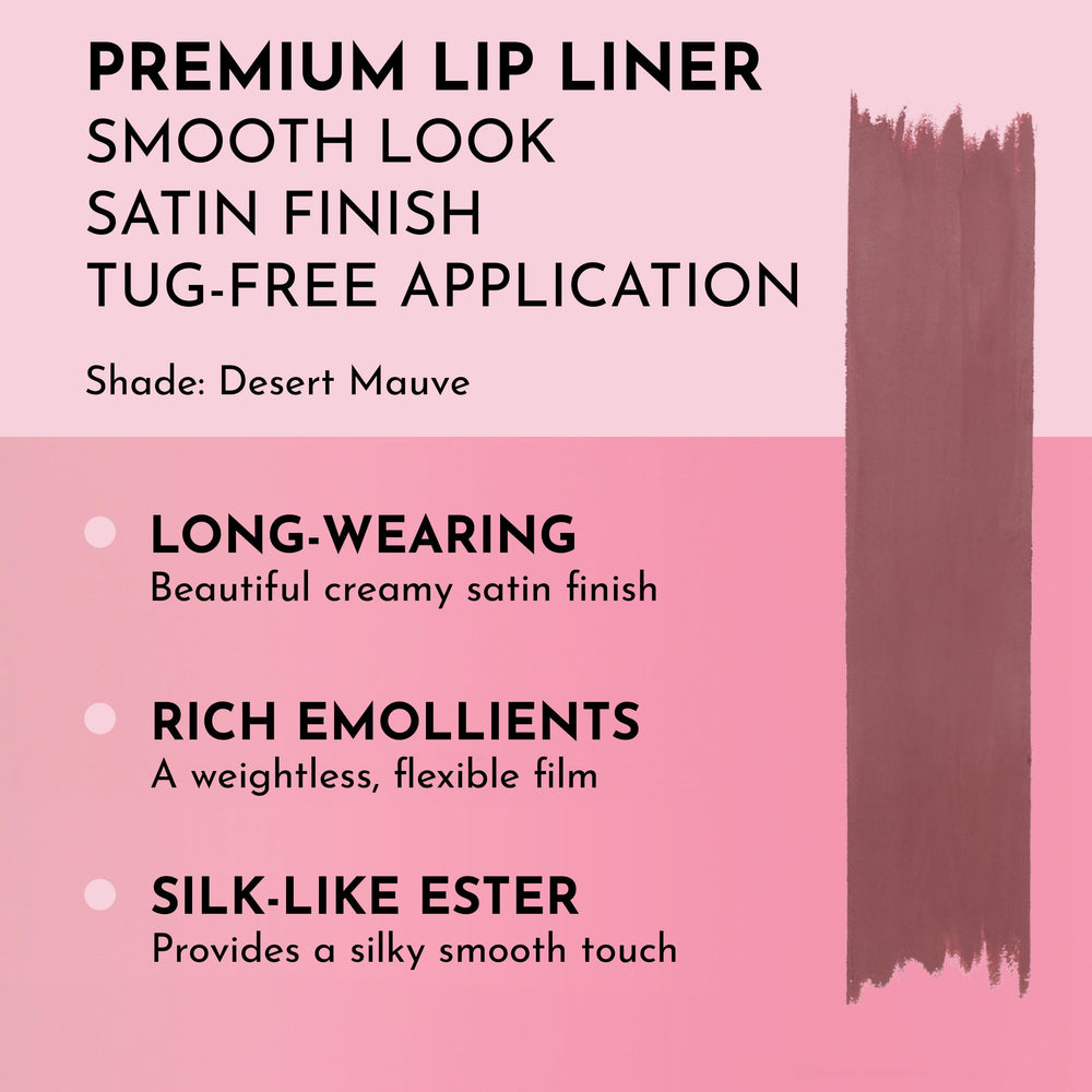 Close-up of Lawless Definer Liner applying precise lip lines for natural contour.