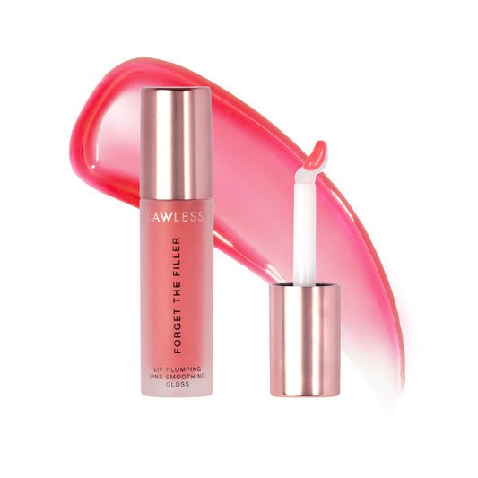 Lawless Forget the Filler gloss bottle on Cherry Vanilla with bold shine