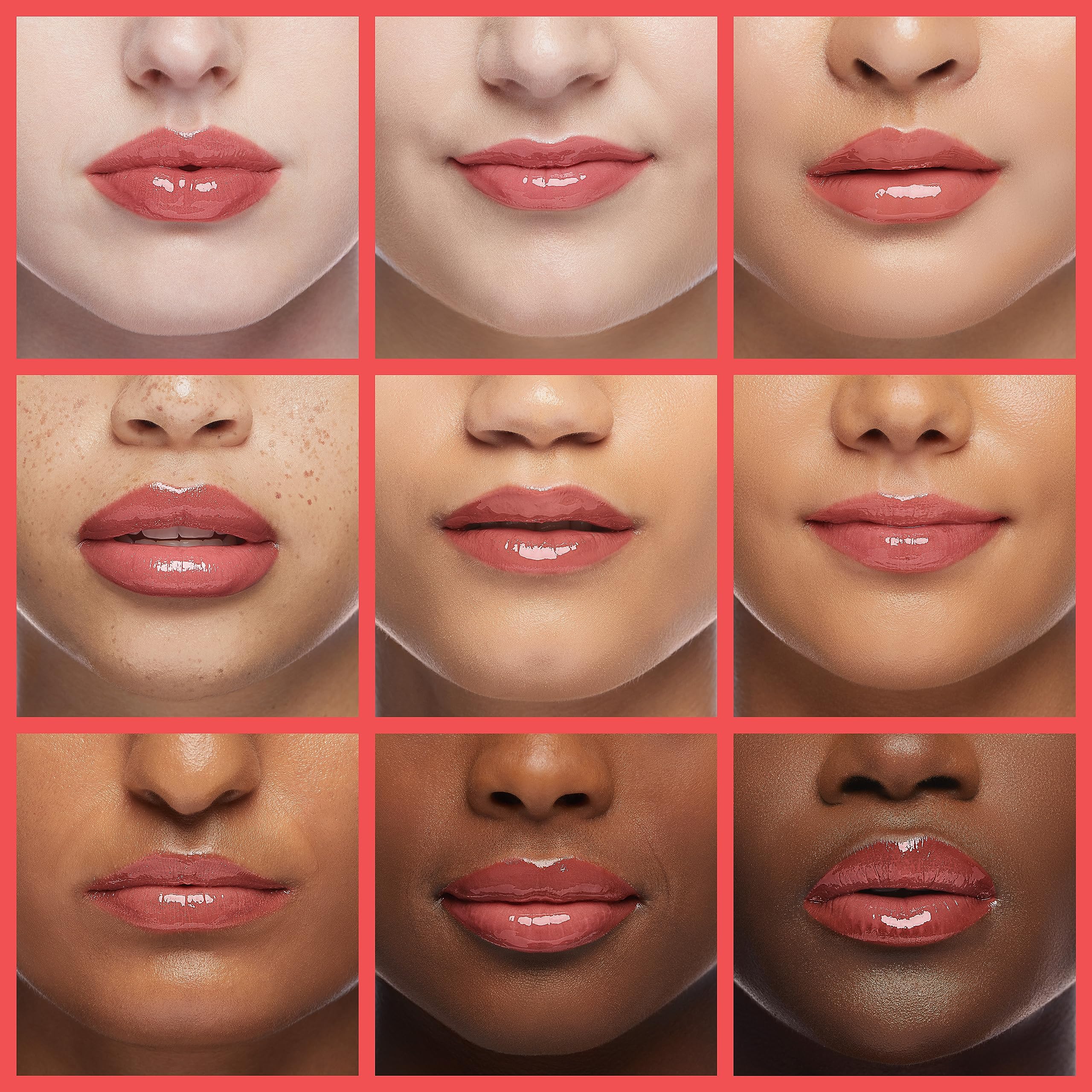 Lawless Forget the Filler gloss closeup lips demonstrates long-lasting shine and plumped-looking lips.