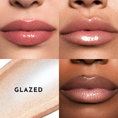 Lawless Forget the Filler gloss in-use demonstrates quick lip refresh on the go.