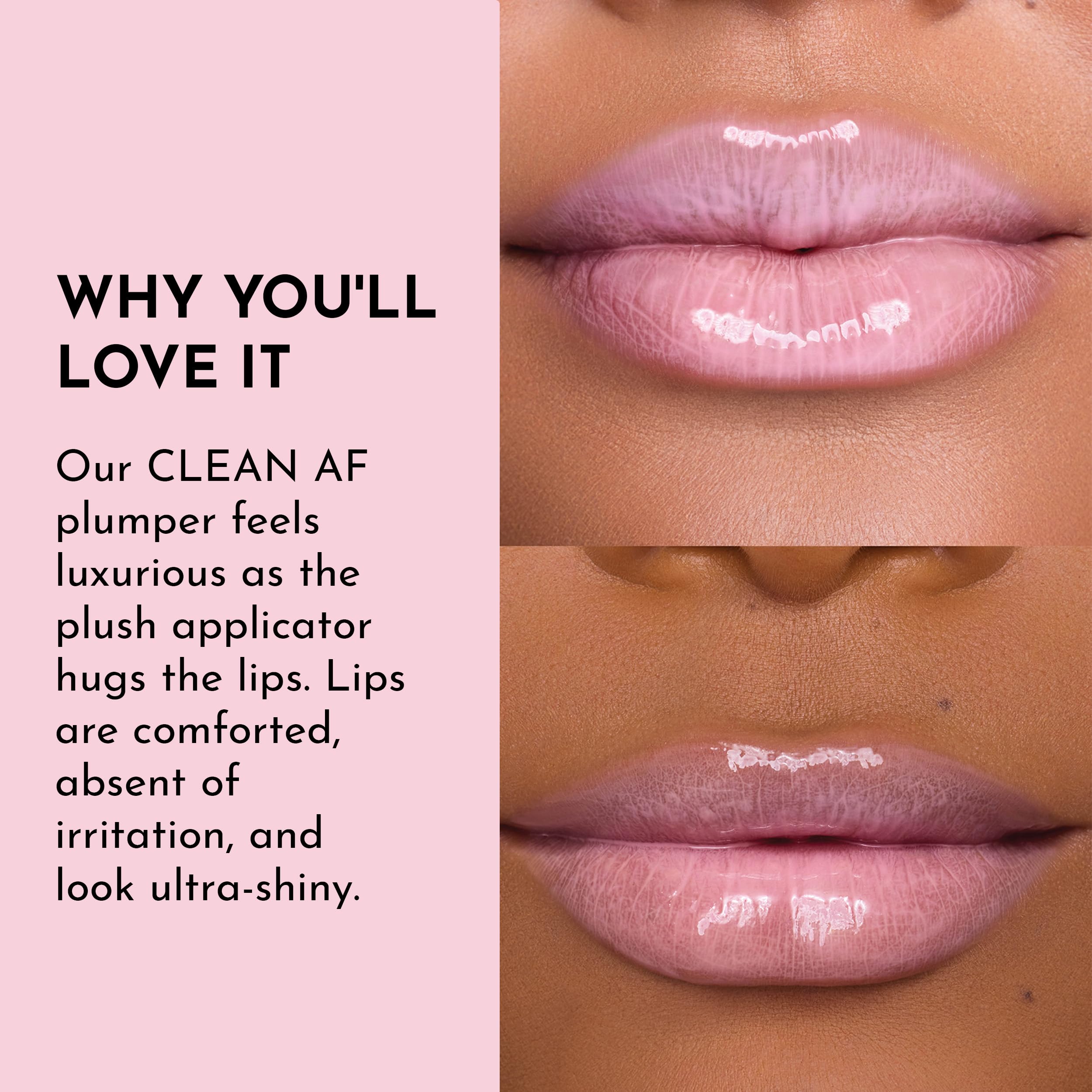 Lawless Forget the Filler gloss contains shea butter and rosehip for nourishing care.