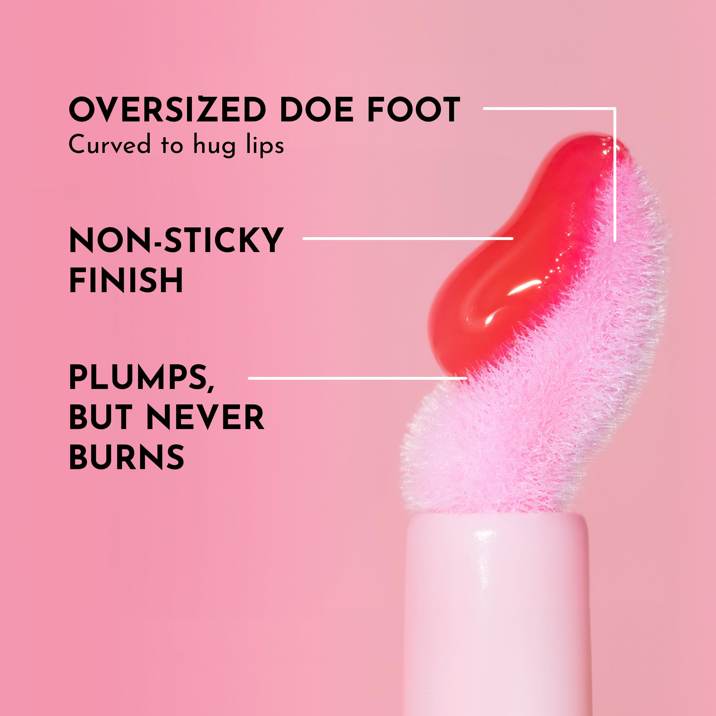 Lips looking smooth and defined with Lawless Forget the Filler gloss