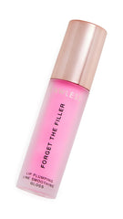 Lawless Forget the Filler Daisy Pink lip plumper bottle with hydrating shine