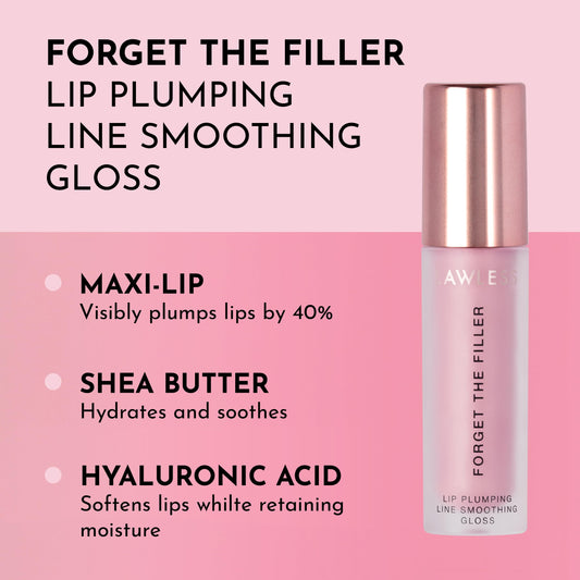 Lawless Forget The Filler Lip Plumper Lavender Sorbet applicator glides on comfortably