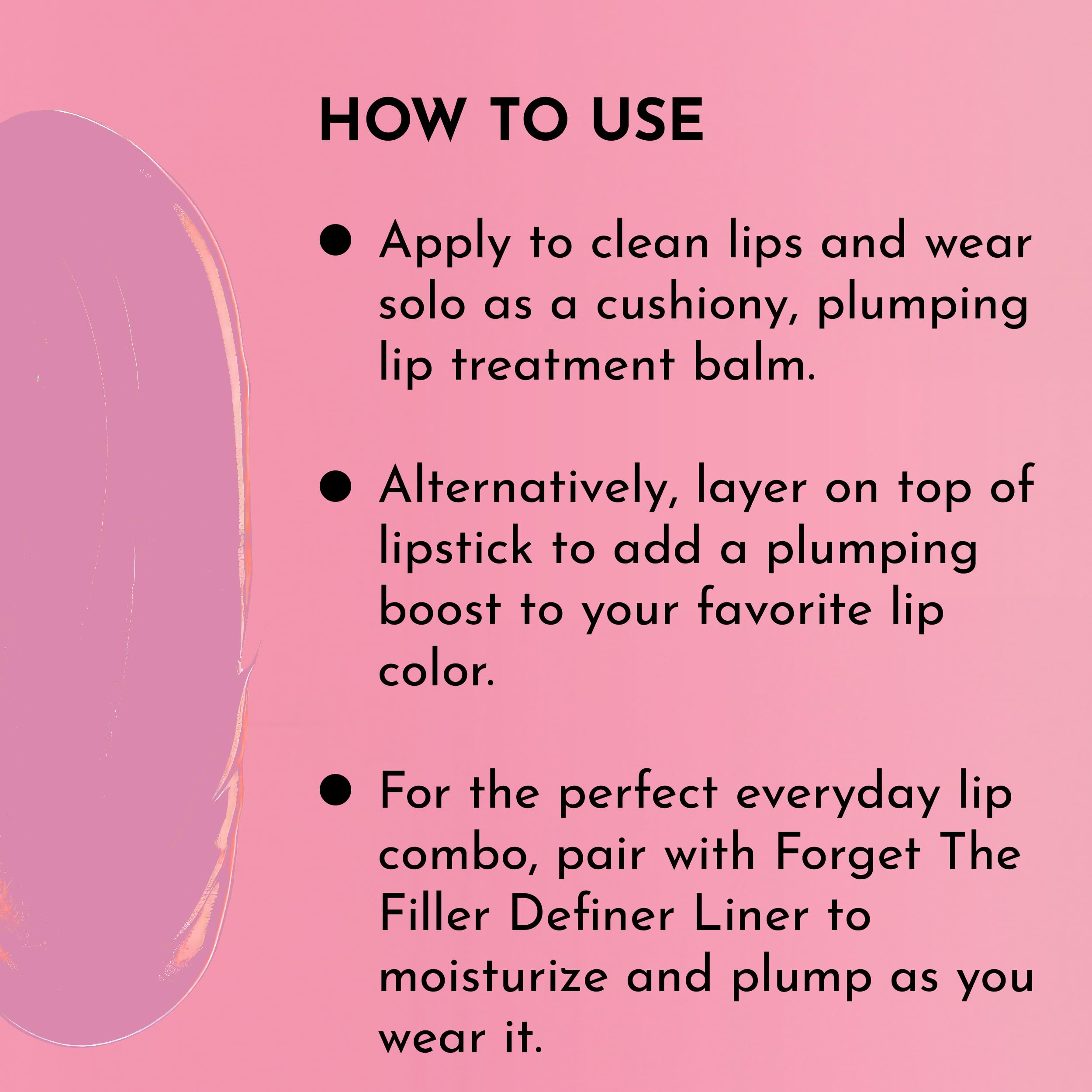 Purse-friendly LAWLESS balm on fingertips with swatch and texture detail