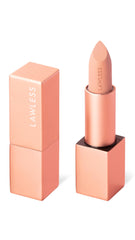 Lawless Forget the Filler lipstick Platinum with a smooth glide and rich color.