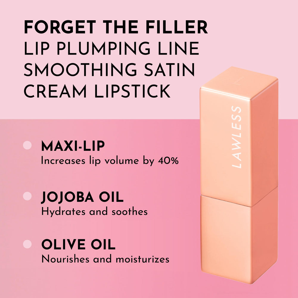 LAWLESS Forget the Filler Tropic swatches show satin finish and even color