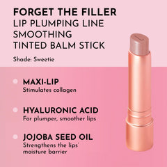 Lawless Forget the Filler Sweetie tinted balm swatch on skin.