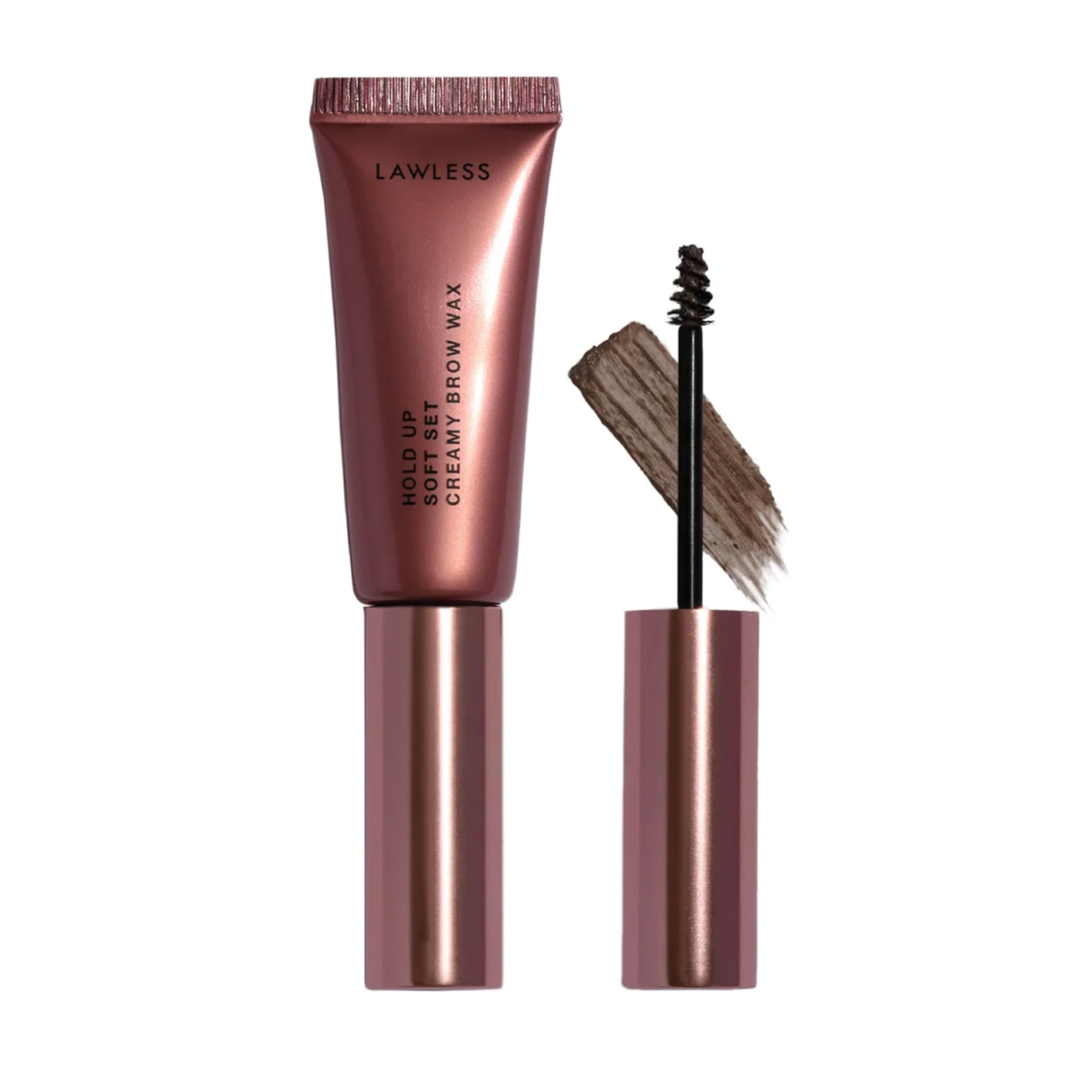 LAWLESS Hold Up Soft Set Brow Wax jar for creamy, tinted hold on brows