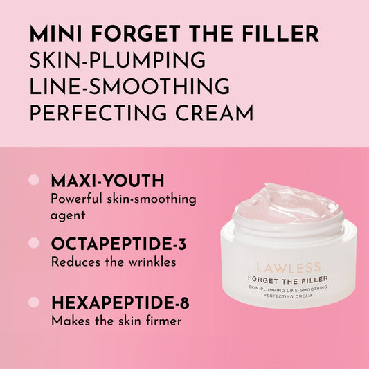 Lawless Forget the Filler cream swatch reveals hydrating, smoothing base for makeup prep