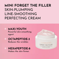 Lawless Forget the Filler cream swatch reveals hydrating, smoothing base for makeup prep